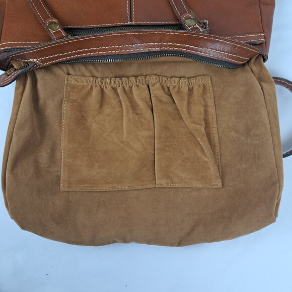 Patricia Nash Poppy Tote Shoulder Bag Brown Leather - Picture 6 of 16